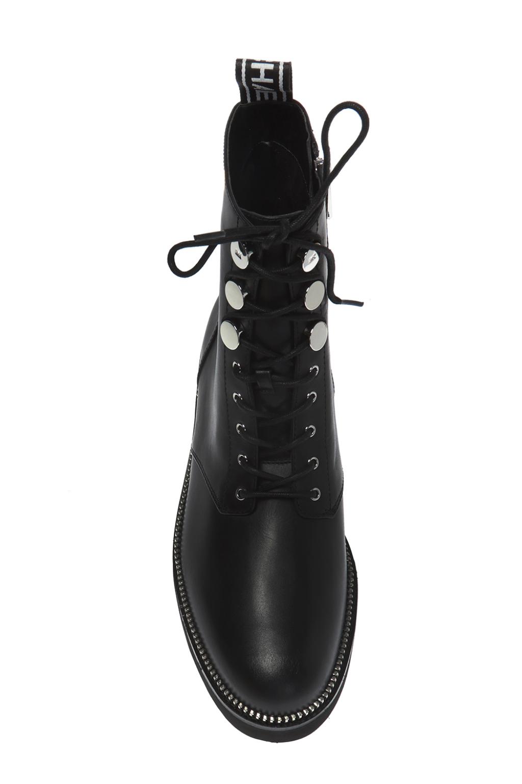 Michael kors tavie hot sale leather combat boot